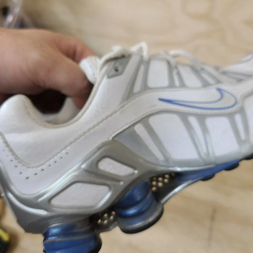 Nike Shox Women’s Running Sneaker‎ Shoe White Size 8 Athletic 313334-110
